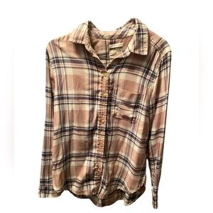 American Eagle Outfitters Plaid Button Up Shirt XS